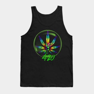 420 weed Tank Top